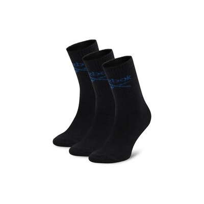Reebok Комплект 3 чифта дълги чорапи мъжки R0258-SS24 (3-pack) Черен (R0258-SS24 (3-pack))