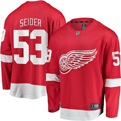 Fanatics Pánsky Dress Detroit Red Wings #53 Moritz Seider Breakaway Alternate Jersey