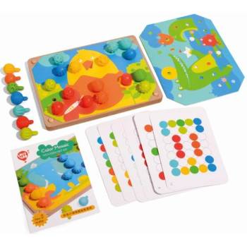 LUCY&LEO Люси и Лео 324 Мозайка и бродерия - игрови комплект с шаблони и силиконови щипки