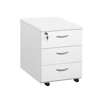 Image 1 of Quadrifoglio Контейнер 3 чекм. + закл. Industrial бял