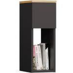 Topeshop Нощно шкафче galax 20/1s, антрацит/артизан (m-mp-sn-glx-20/1s-anta)