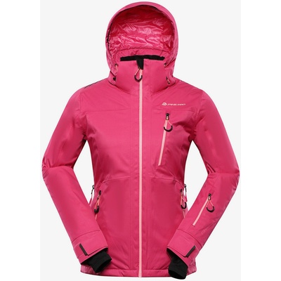 ALPINE PRO Тъмно розово дамско ски яке с мембрана PTX ALPINE PRO Reamo ALPINE PRO | Rozov | ЖЕНИ | XS