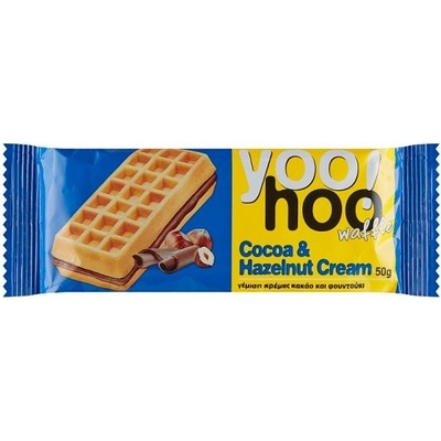 Yoo Hoo! Vafle s kakaovou a lieskovoorieškovou krémovou náplňou 50 g