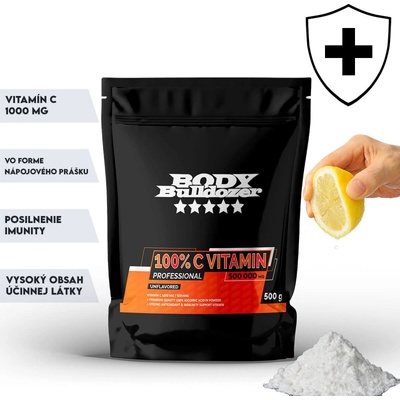 BodyBulldozer 100% C Vitamin Professional neochutená 0,5 kg