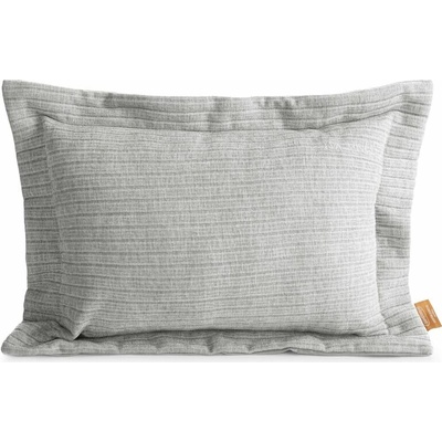 Takoy Povlak na polštář 40x60 cm z žinylkové látky stříbrný s jemnými proužky Eva Minge Elegante-HF-476291 | 30 x 50 cm
