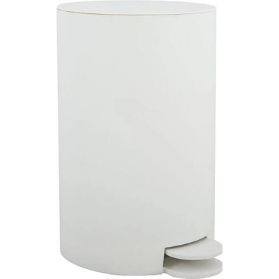 MSV pedálový odpadkový koš OSAKI, bílý plast, 3 L 141770