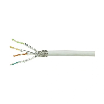 LogiLink Netzwerk Verlegekabel S/FTP Cat. 7, weiß, 100m (CPV0054) (CPV0054) (CPV0054)
