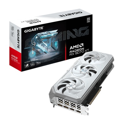 GIGABYTE Radeon RX 9070 XT GAMING OC ICE 16GB GDDR6 256bit (GV-R907XGAMINGOCICE-16GD)