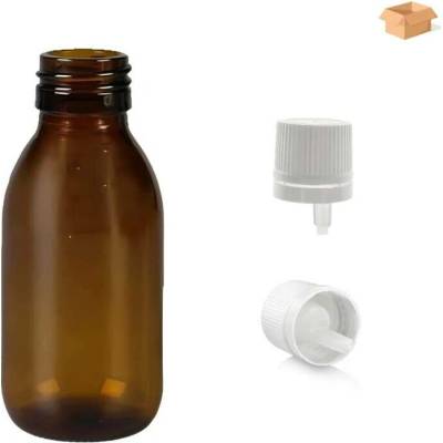 Luna Skleněná lékovka s kapajícím uzávěrem 100 ml 68 ks
