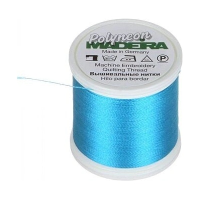 Vyšívací nitě PES Madeira Polyneon (400m) barva 1694 aquamarina