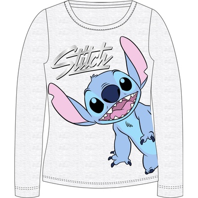 Lilo & Stitch dievčenské tričko 5218C384 sivý melír