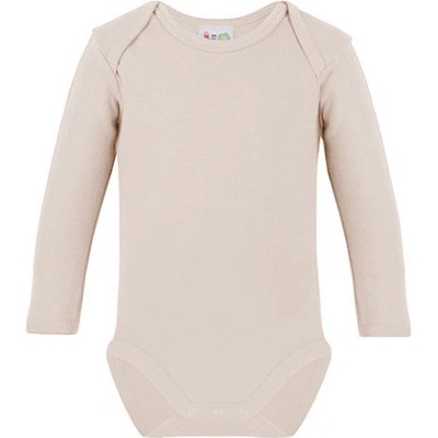 Link Kids Wear Detské body s dlhým rukávom Natural