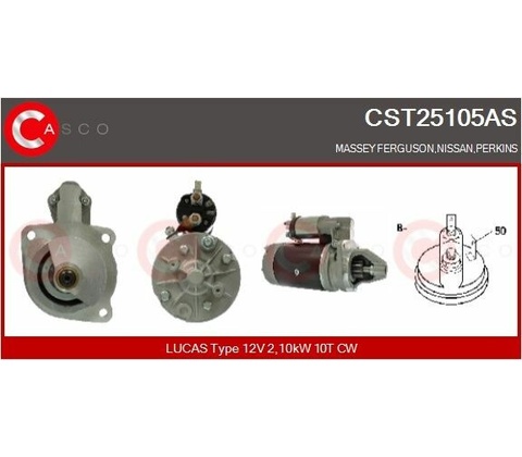 Štartér CASCO CST25105AS
