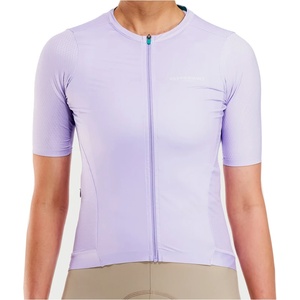PEPPERMINT Дамска фланелка с къс ръкав за колоездене PEPPERMINT Women's Signature Jersey Cycling jersey - Pansy (156-2713-1314)