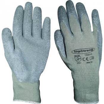 Image 1 of Ръкавици сиво трико / сив латекс ЕКО ts (540140)