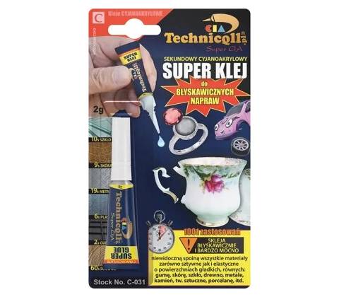 TECHNICQLL SUPER GLUE - Super lepidlo 2g