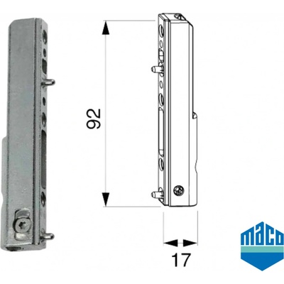 Maco Spodní pant křídlový 52478 – Sleviste.cz