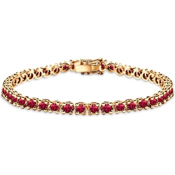 SAVICKI Тенис гривна Luminy 4, 5 мм: злато, рубини