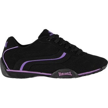 Image 1 of Lonsdale Дамски маратонки Lonsdale Camden Ladies Trainers - Black/Purple