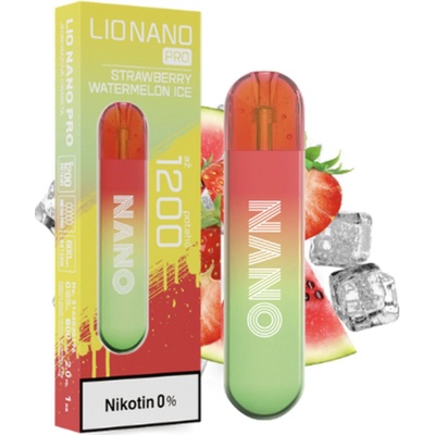 Lio Nano PRO Strawberry Watermelon Ice 0 mg 1200 poťahov