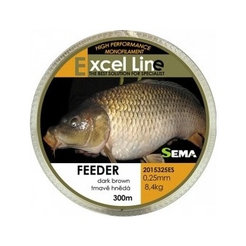 Sema Feeder Hnedá 300 m 0,16 mm 3,85 kg
