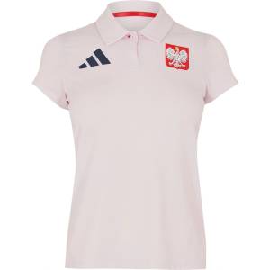 adidas Блуза с яка Adidas Women's Short Sleeve Performance Polo Shirt - Almost Pink