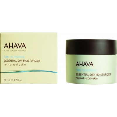 Ahava Time to Hydrate Essential Day Moisturizer denný hydratačný krém pre normálnu až suchú pleť 50 ml