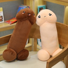 S-LINE Penis Plushie plyšový polštář Big penis hnědý 70 cm