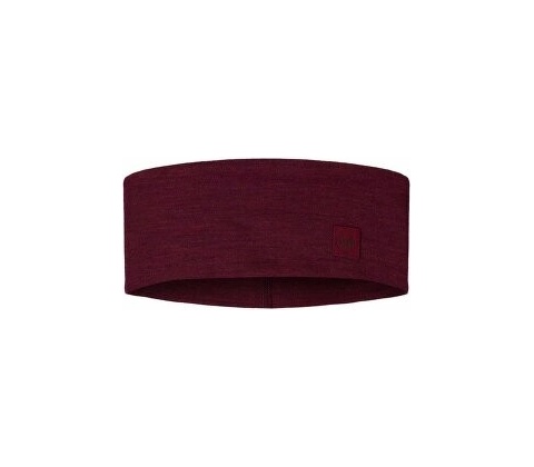 Buff Merino Wide headband Solid Black