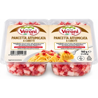Beretta Pancetta Affumicata kostky 150 g