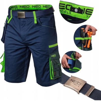 Neo Tools 81-276 pracovní kraťasy Premium series modré