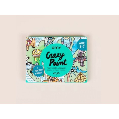OMY Kapesní vodní omalovánky Crazy paint Atlas