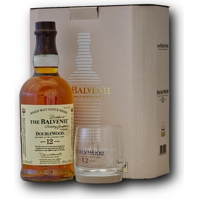 The Balvenie 12y 40% 0,7 l (dárkové balení 1 sklenice)