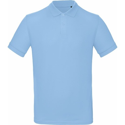 B&C Inspire polo Men piqué polo sky modrá