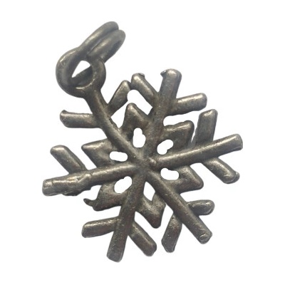 Přívěsek vločka cca 20x15mm