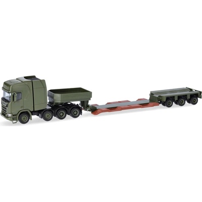 Herpa Scania CS20 HD Tieflade-Sz "Danish army" 1:87