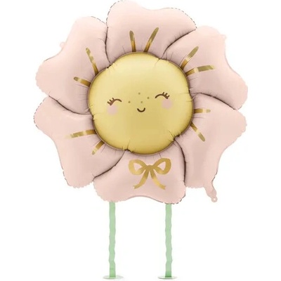 Party Deco Balón Kvietok blush pink 104 cm