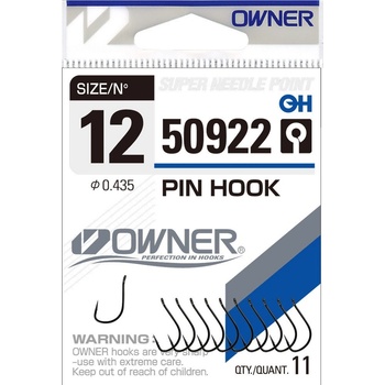 Owner Pin Hook s očkem vel.8 9 ks