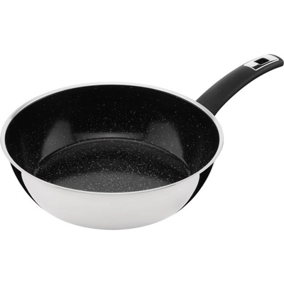 Kolimax CERAMMAX PRO COMFORT WOK 26 cm s rukoväťou, vysoký, čierny GRANIT