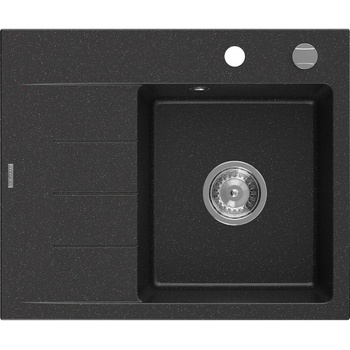 Mexen Ben Гранитна мивка с 1 камера и отцедник, дясна 600 x 500 мм, (6523605000-73)