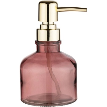 WENKO Тъмнорозов стъклен диспенсер за сапун 200 ml Atessa - Wenko (25341100)