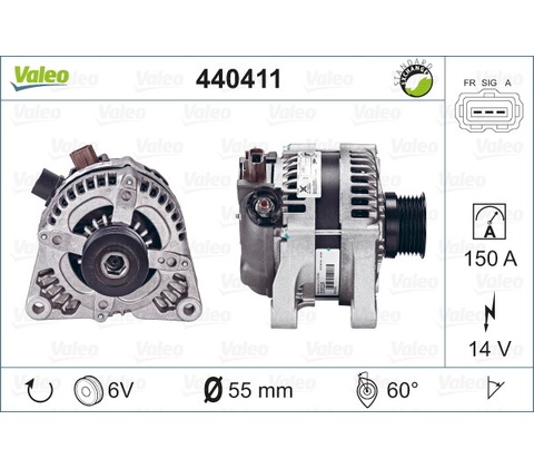 VALEO Alternátor 440411