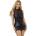 Къса рокля, дантела и блясък - Sexy Leather Dress S/M (D-239919)