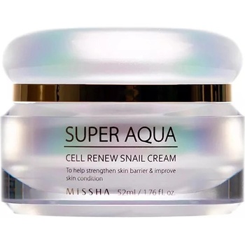 Missha Super Aqua Cell Renew Snail Cream so slimačím extraktom 52 ml