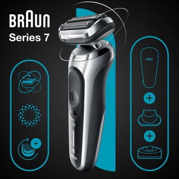 Braun Series 7 71-S4200cs Wet & Dry Silver
