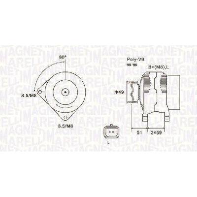 Generátor MAGNETI MARELLI 063731881010