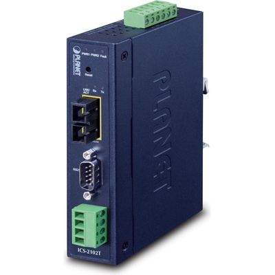 PLANET IP30 Industrial 1-Port серийни сървъри RS-232/422/485 (ICS-2102T)