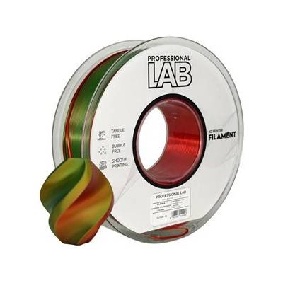 Professional Lab PLA SILK tříbarevný červená žlutá zelená 1,75mm 1 kg