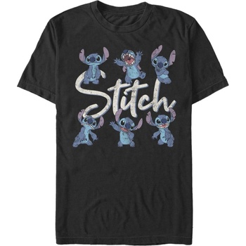 ZOOT. Fan Черна мъжка тениска Disney STITCH POSES ZOOT. Fan | Cheren | МЪЖЕ | L