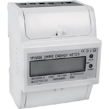 ELMARK Електромер монофазен, el-100sa-u, 10(100)a, 230v, 1 тарифа (50216)